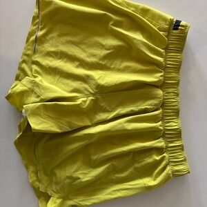 lululemon athletica Yellow Surge Shorts lined - M
